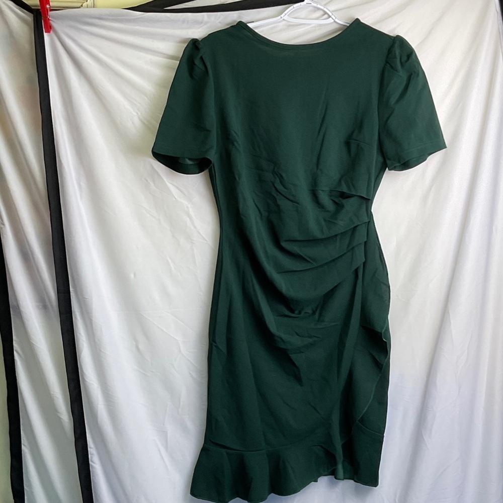 Chic Forest Green Mini Dress